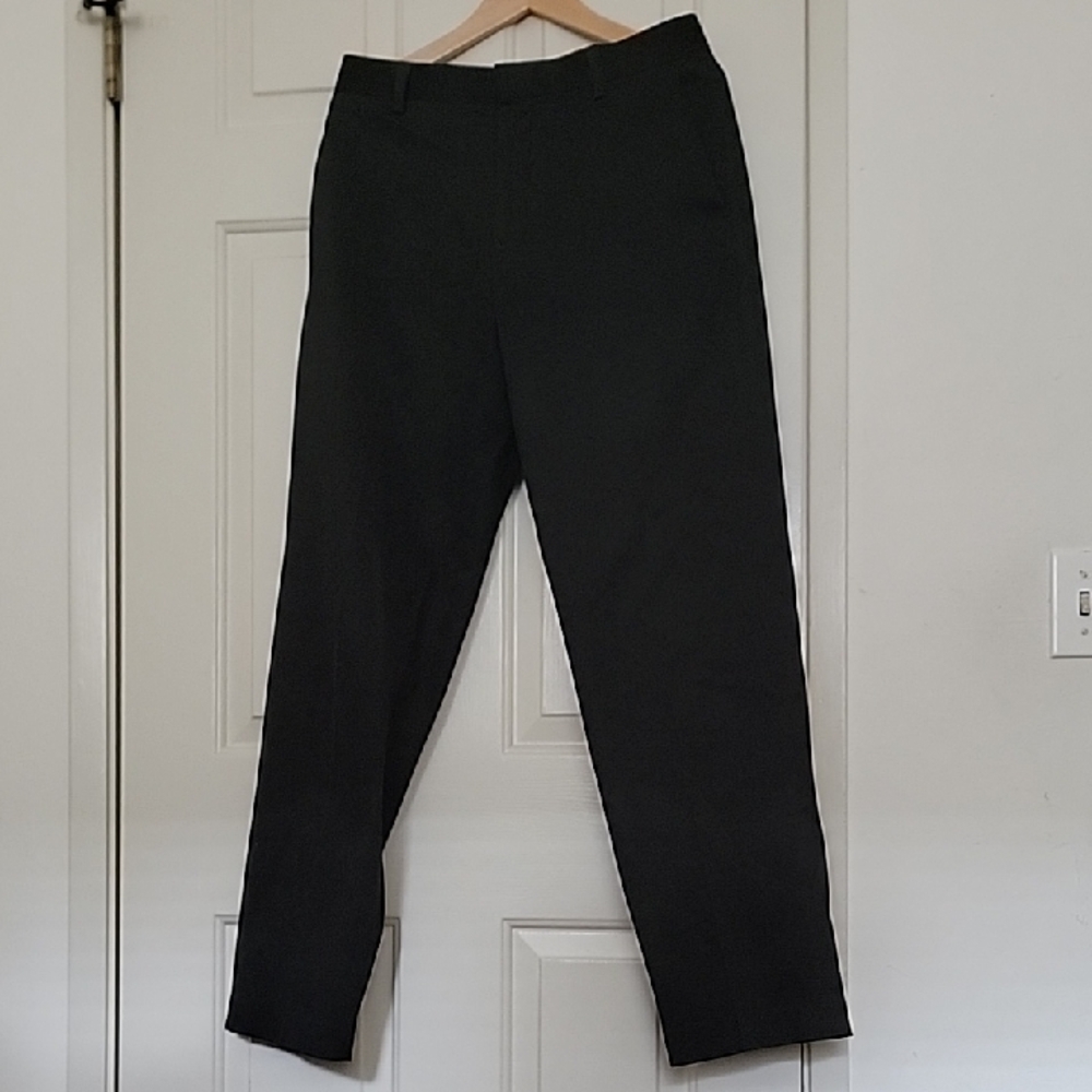 KIRKLAND Non-Iron Cotton Stylish and versatile Classic Black pants Men's 30x32